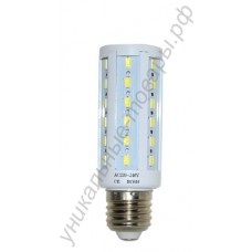 Светодиодная лампа (LED) E27 9Вт, 220В, без колбы,форма "кукуруза"